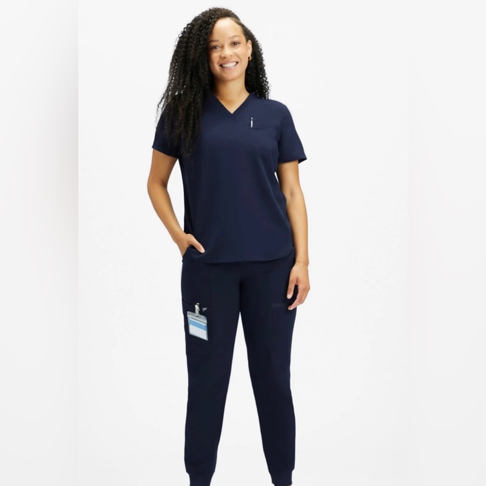 Fabletics navy blue scrubs